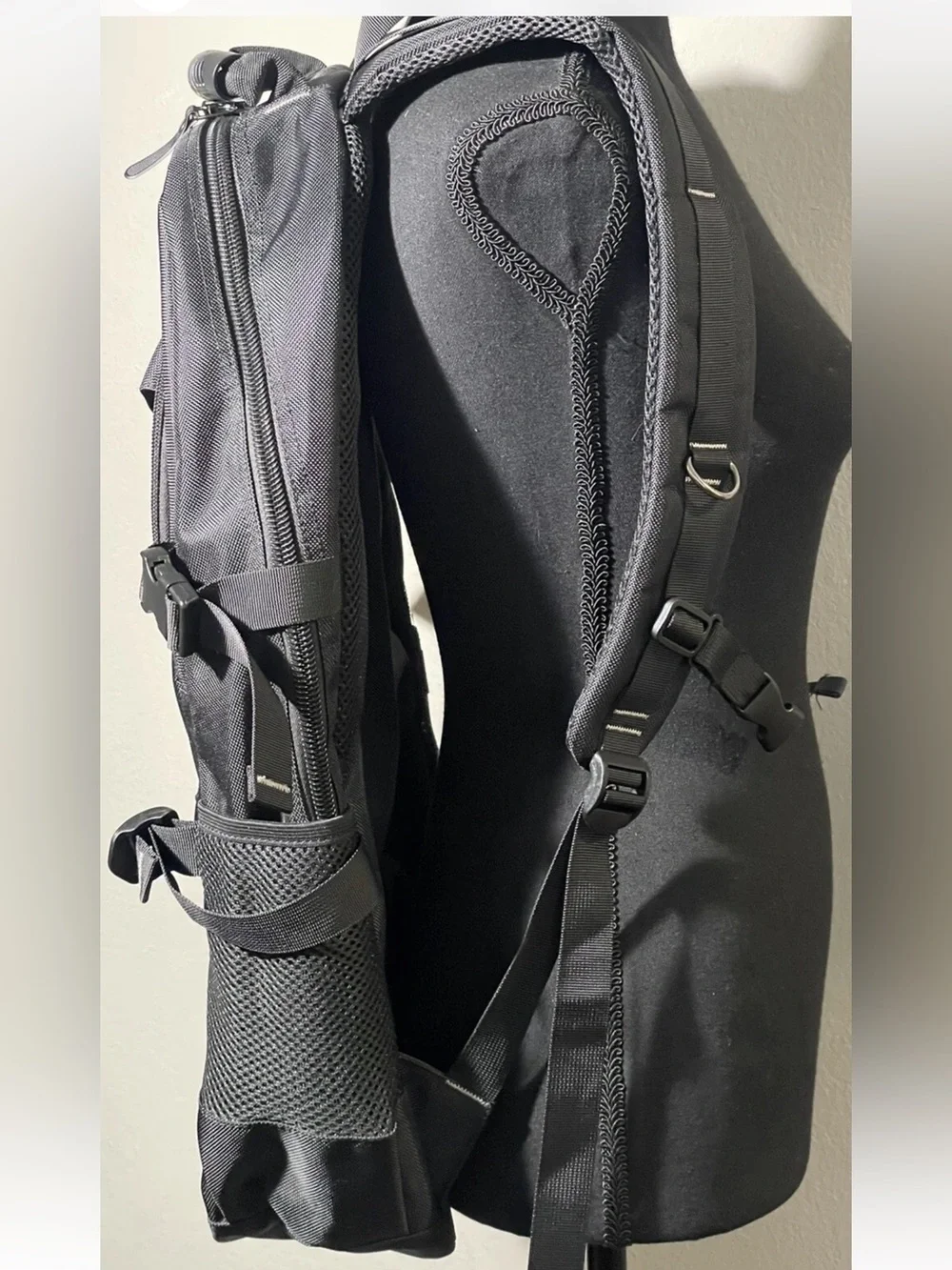 Tactical Military Hiking Backpack Bug Out Bag Black Padded Laptop Multi Use